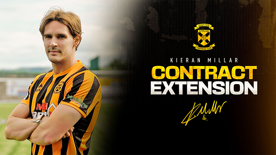 Kieran Millar signs contract extension